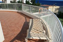 Terraza Superior con Vistas al Mar